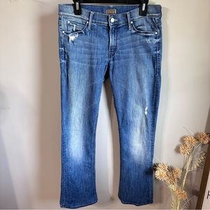 MOTHER “The Runaway” in “Graffiti Girl” denim Jeans Size 30